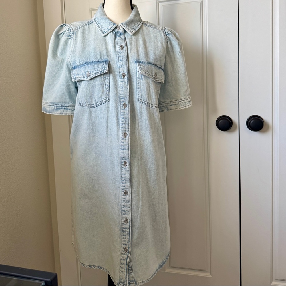 Light Wash Denim Dress – DKNY Medium